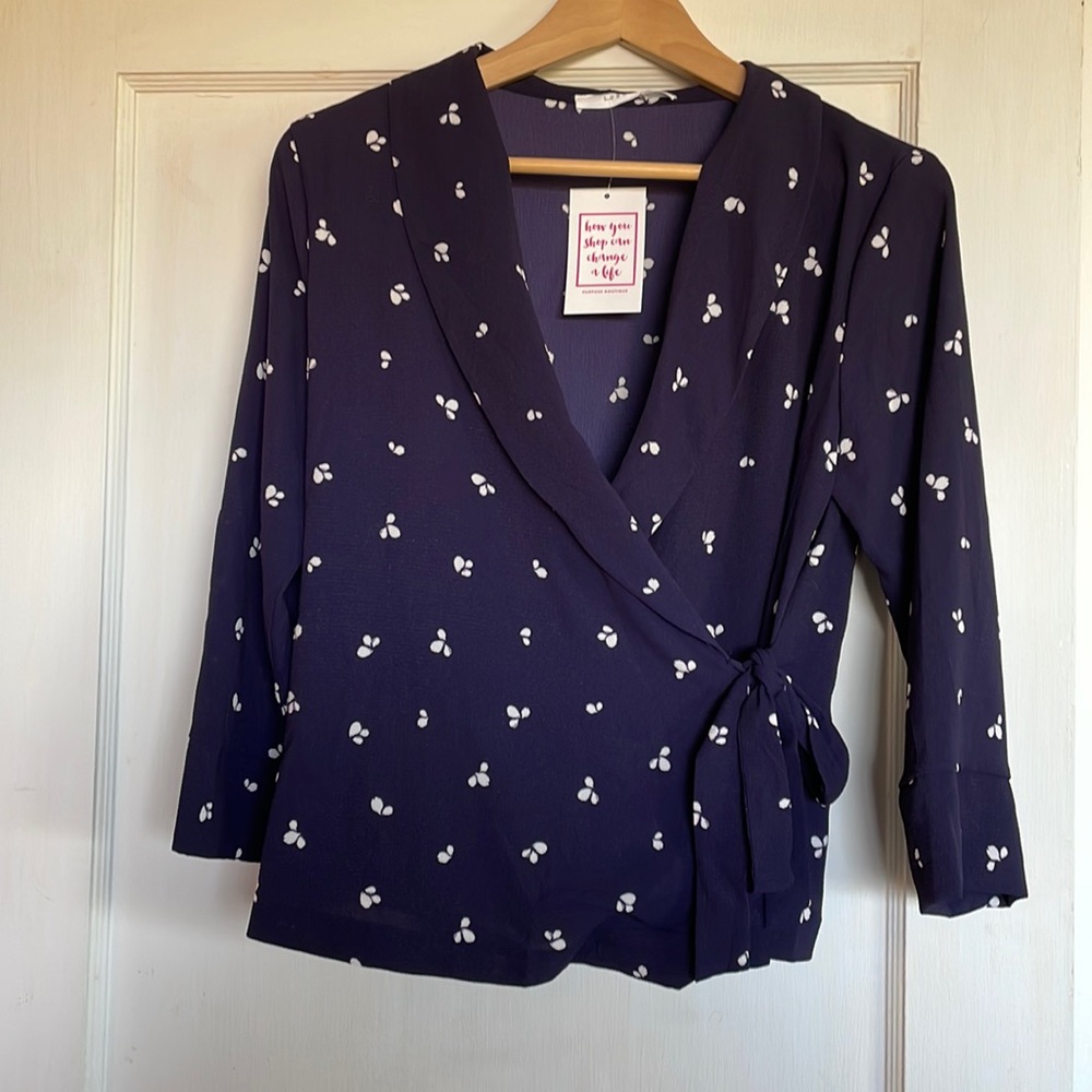 Wrap blouse